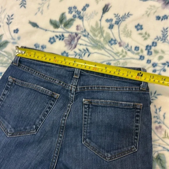L’AGENCE Distressed Hi Line Rise Light Blue Women's Skinny Jeans Size 25